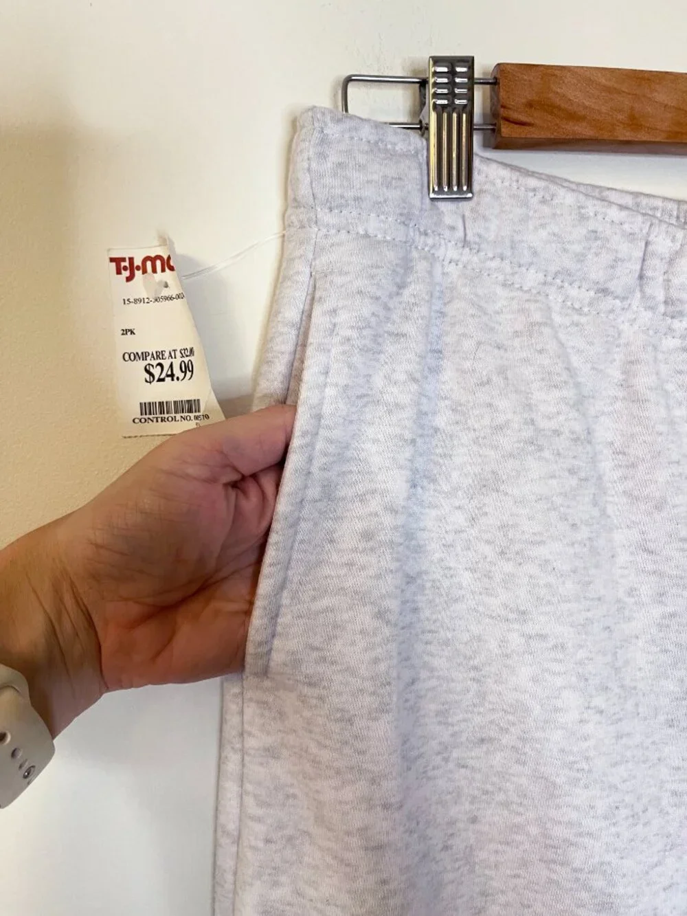 Lot of 2 Women's Lounge Pants XL Since Forever Gray Fleece & Navy Polka Dot NWT